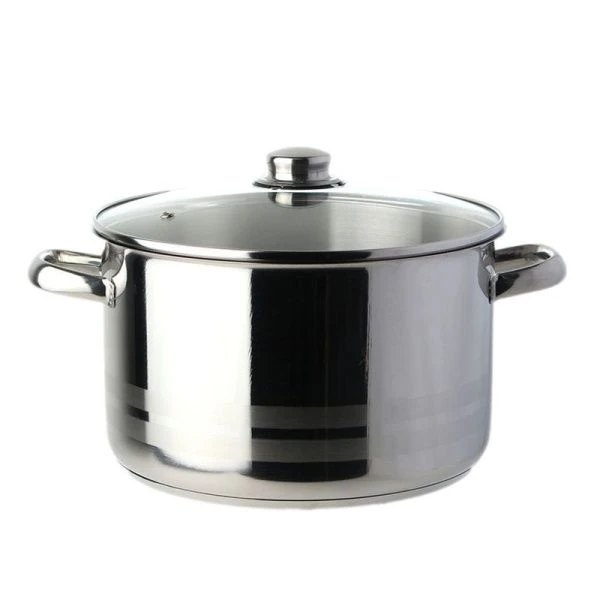 Кастрюля 8,5л нерж.сталь Arian Lion стекл.крышка 26*16см 001-194 (8)