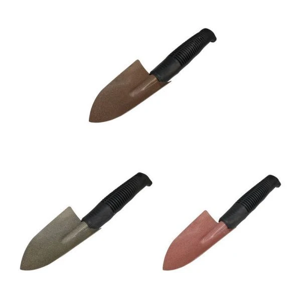 Совок посадочный 12см металл/пластик с ручкой малый 1,2мм порошковая окраска  (20)