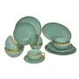 Столовый набор 39пр керамика RILEY мятный
