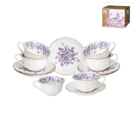 Чайный набор 12пр фарфор на 6 персон 250мл Lilac (8)