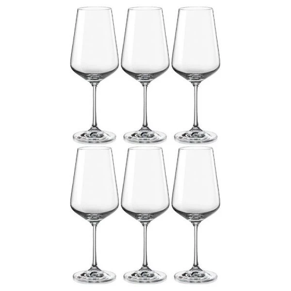 Бокалы для вина набор 6шт 450мл стекло САНДРА СН019 (6)