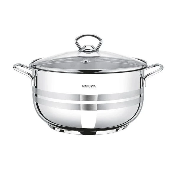 Кастрюля 7,8л нерж.сталь МОДЕРН со стекл.крышкой 26см (6)