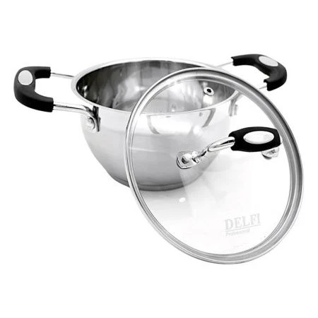 Кастрюля 3,1л 18см нерж.сталь DL-4002-18 (12)