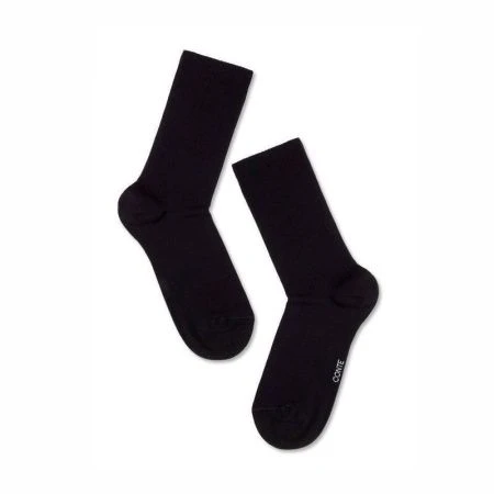 Носки женские хлопковые CONTE Active р.25 (38-39), 000 черные