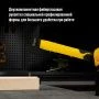 Молоток металл 100г с фиберглассовой обрезиненной рукояткой 3К, квадратный боёк ТУНДРА ПРОФИ (1)