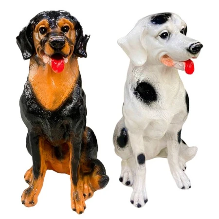 Фигура садовая СОБАКА 36*35*74см гипс Фигура садовая СОБАКА 36*35*74см гипс