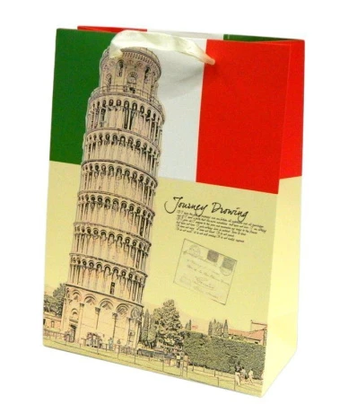 Пакет бумажный 24*18*8см (4 вида) JC-1863/S-8021S-1 S (600)