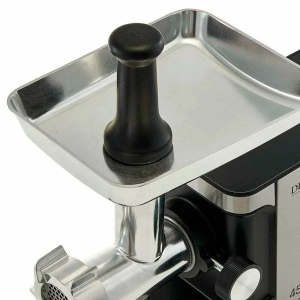 Мясорубка электрическая металл DELTA LUX DE-605M черный/стальной 4500Вт (4)