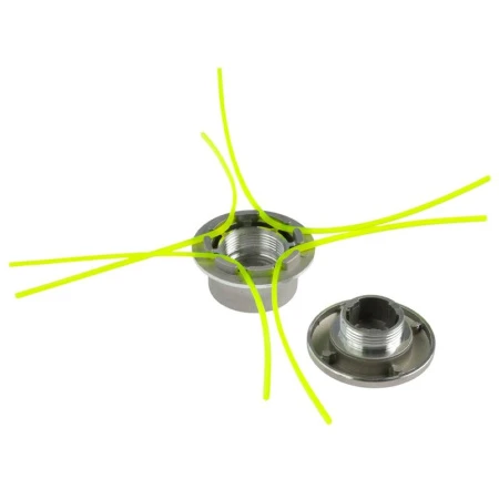 Катушка для триммера алюмин., леска пластик 1,2-3мм, М8/М10*1.25мм левая резьба (50)