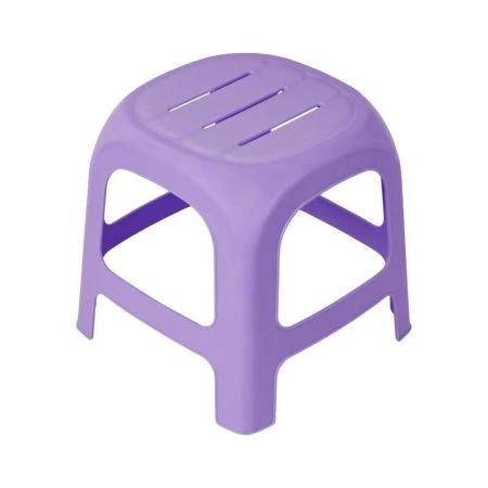 Табурет детский 27,7*27,7*27,4см пластик ПИКОЛО фиолетовый С812ФИЛ (8)