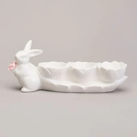 Подставка для яиц (на 3шт) 20,3*5*8,5см фарфор (56)