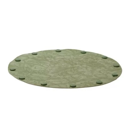 Салфетка сервировочная 38см FLORA зеленая DMP07 (24)