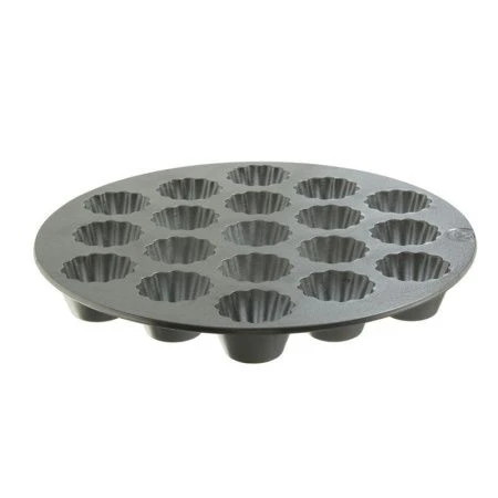 Форма для кексов 31*31*3,5 см алюминий 19 ячеек (5)