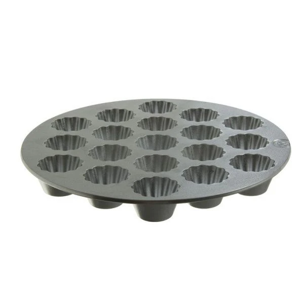 Форма для кексов 31*31*3,5 см алюминий 19 ячеек (5)