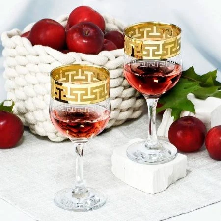 Бокалы набор 6шт 240мл стекло ГРЕЧЕСКИЙ УЗОР SE03-163/S/Z/6 (4)