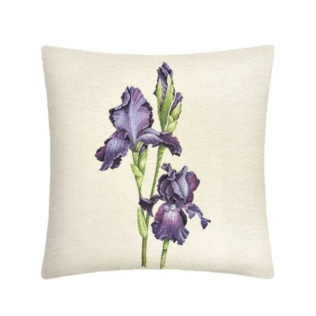 Наволочка декоративная 45*45см гобелен ИРИСЫ ПАРА 06704
