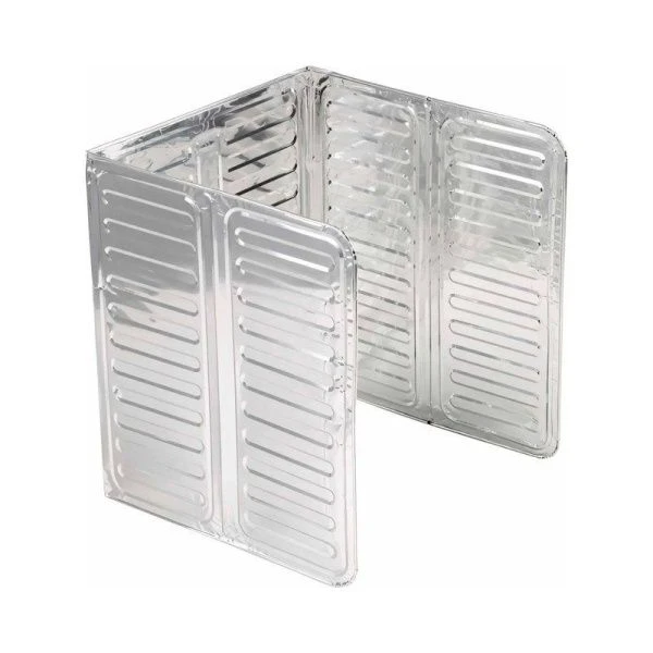 Экран защитный для плиты 32,5*84см алюминий GUSTO