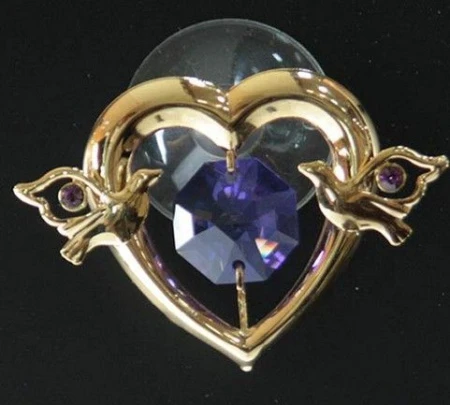 яяяФигурка Сердце на присоске 3см (96)