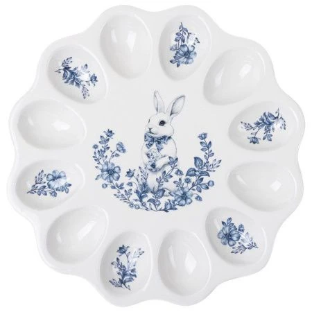 Подставка для яиц (на 12шт) 27,5*2см керамика Sunday (18)