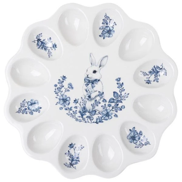 Подставка для яиц (на 12шт) 27,5*2см керамика Sunday (18)