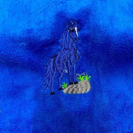 Салфетка кухонная 35*75см микрофибра Лошадки