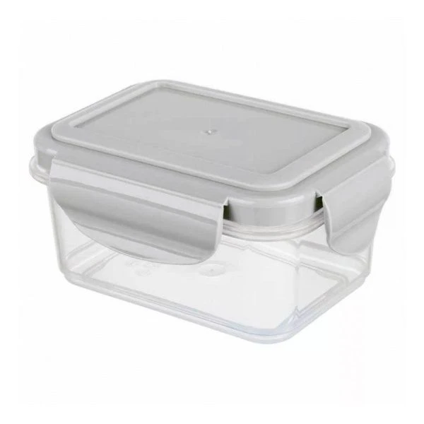 Контейнер пищевой 250мл 118*89*59мм пластик СВЧ SMART LOCK светло-серый (24)