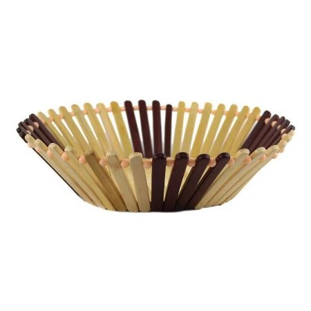 Сухарница овальная бамбук 12,7см 10*25*30см JC-7923/д127 (100)