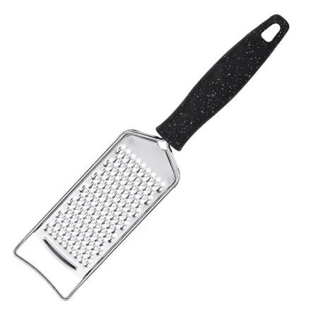 Терка для мелкой стружки 26*5,5см нерж.сталь/пластик Linea PUNTO NERO93-BK2C-17