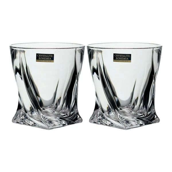 Стаканы для виски набор 2шт 340мл стекло КВАДРО 2К936-0-99A44 (4)