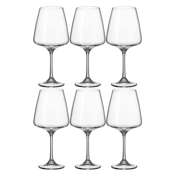 Бокалы для вина набор 6шт 570мл стекло НАОМИ/КОВАС 91L/1SC69/0/00000/570-662 (4/8)