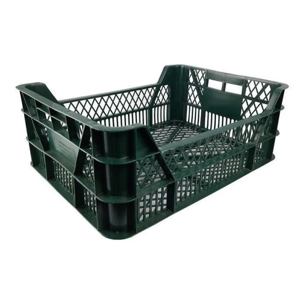 Ящик продуктовый перфорированный 400*300*155мм пластик цветной (1)