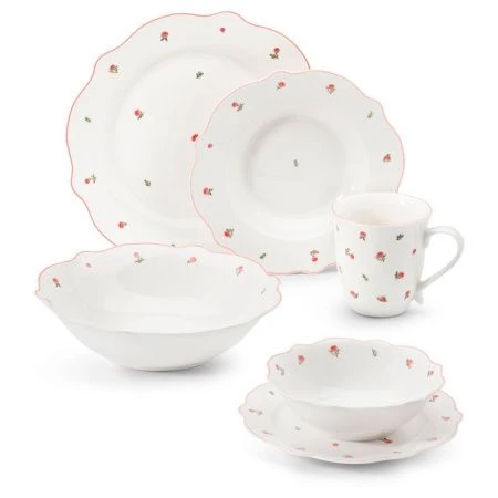 Салатник 1л 23см фарфор French rose FRR-05 (24)