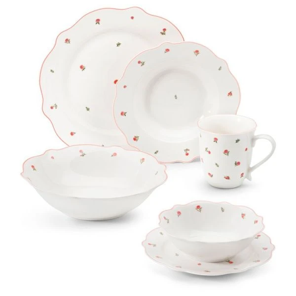 Салатник 1л 23см фарфор French rose FRR-05 (24)