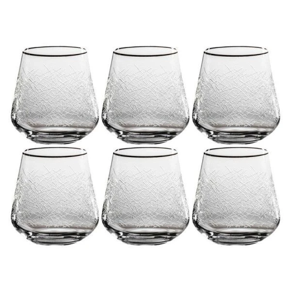 Стаканы для воды набор 6шт 290мл стекло САНДРА СН019 (6)