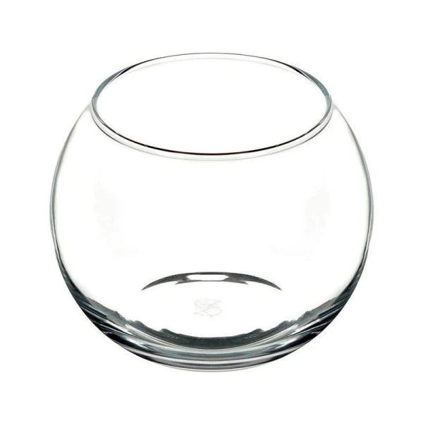 Ваза для цветов 7,9см d6,9см стекло ФЛОРА шар (12)