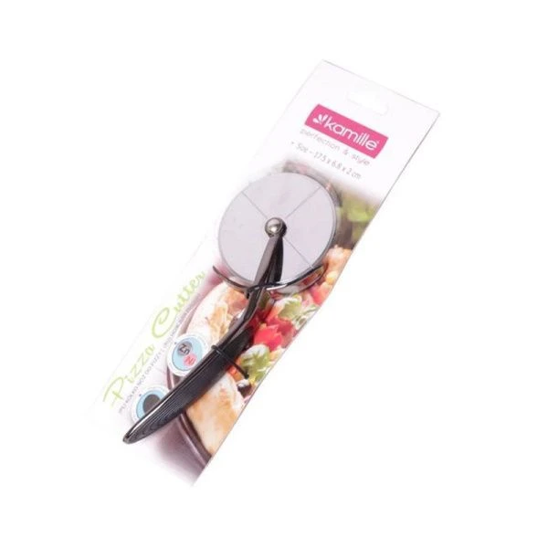 Нож для пиццы 18см металл/пластик арт.5084 (72)