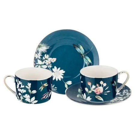 Чайный набор 4пр фарфор ЛЕТНИЙ ВЕЧЕР на 2 персоны 250мл (12)