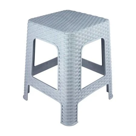 Табурет  330*330*330мм пластик АРТЛАЙН малый серый (9)