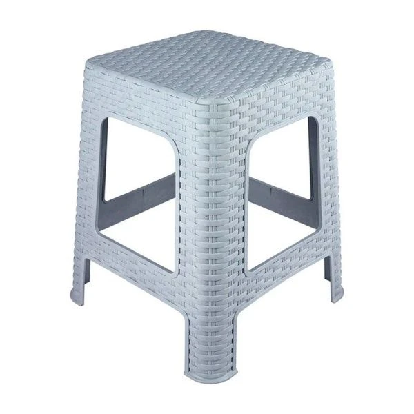 Табурет  330*330*330мм пластик АРТЛАЙН малый серый (9)