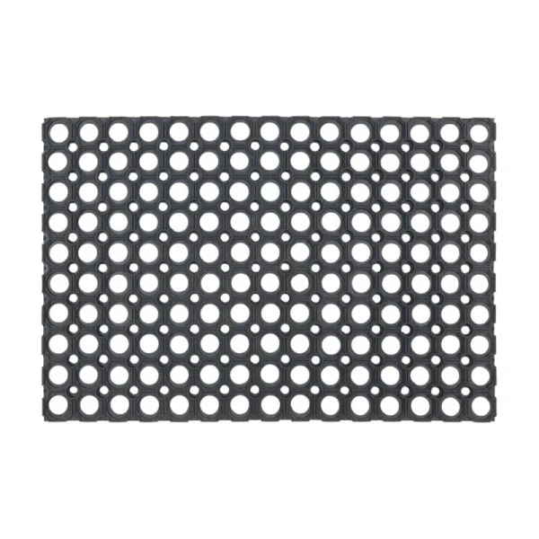 Коврик придверный ячеистый 50*80*2,2см резина грязесборный (5)
