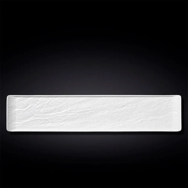 Блюдо 46,5*9,5см фарфор Whitestone белый прямоугольное (3/18)