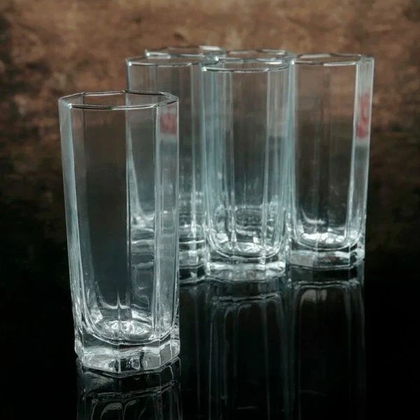 Набор питьевой 7пр стекло КОШЕМ (кувшин 1,25л, стаканы 6шт 260мл) (4)