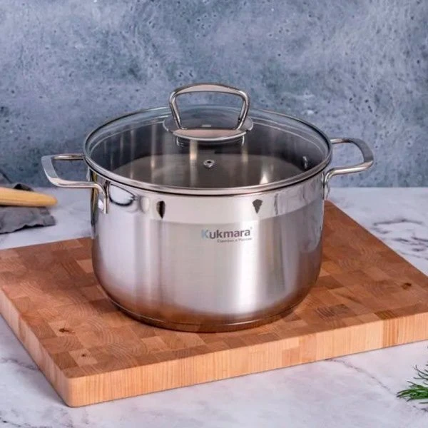 Кастрюля 4,5л нерж.сталь Orion со стекл.крышкой 22см ORN-CA4522G (3)