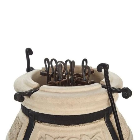 Тандыр 25л глина Кочевник со съемной крышкой (1)