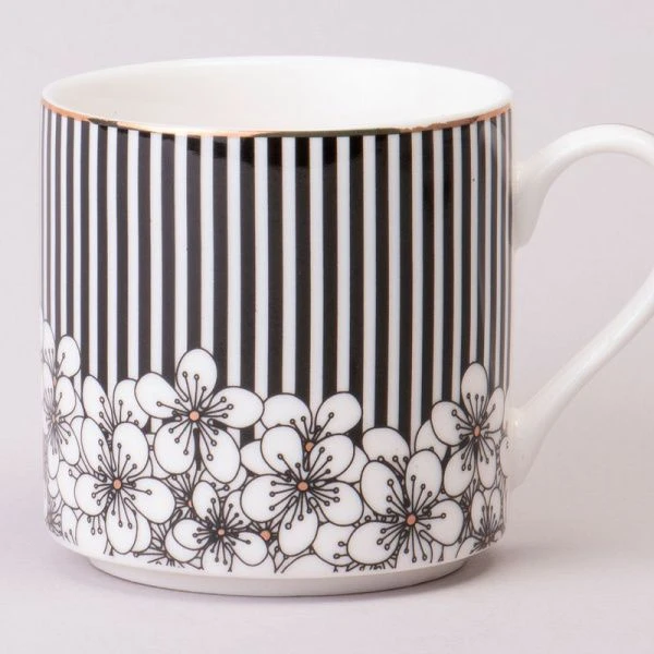 Кофейный набор 4пр фарфор Top Style на 2 персоны 180мл QY626-D204M-2 (18)