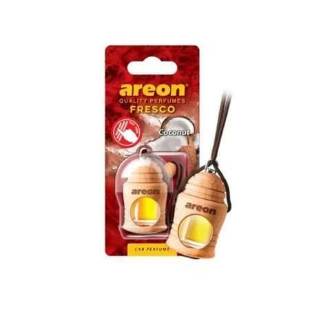 Ароматизатор подвесной деревянный бочонок Areon FRESCO  Coconut (Кокос) 3800034956024