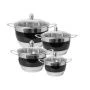 Набор кастрюль 4шт 2/2,7/3,6/5,9л нерж.сталь стекл.крышки арт.5765 (4) Набор кастрюль 4шт 2/2,7/3,6/5,9л нерж.сталь стекл.крышки арт.5765 (4)