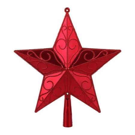 Верхушка на елку ЗВЕЗДА 21см пластик R921 (200)