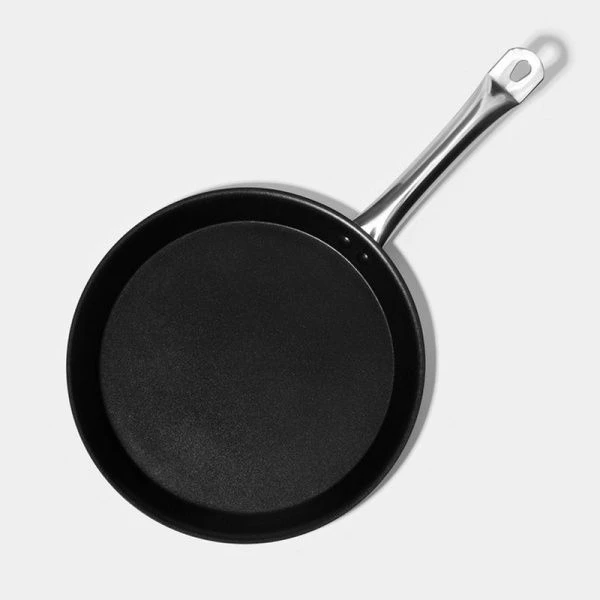 Блинница 22 см а/пр ОБЩЕПИТ 0,6 мм индукц.дно ТРС 3,5 мм (14)