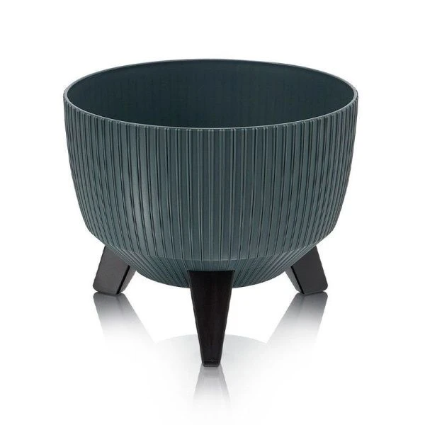 Кашпо 9,4л пластик Vinto графитовый (5)